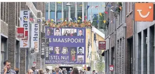  ??  ?? Ein Anziehungs­punkt für viele Venlo-Besucher ist De Maaspoort.
