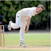  ?? ?? Logan van Beek took 11 wickets for Wellington against Central Districts.