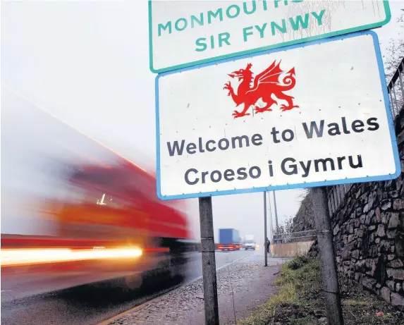  ??  ?? &gt; Do drivers really have to beware of ‘dangerous’ Welsh road signs after entering Wales?