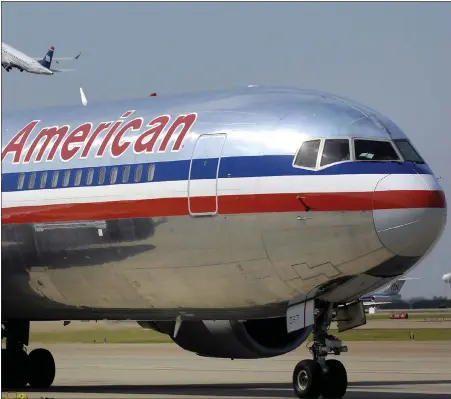  ?? TNS ?? An American Airlines jet at Dallas-fort Worth Internatio­nal Airport. Travel experts say it’s usually safer to book flights directly through the airlines than through a third-party vendor.