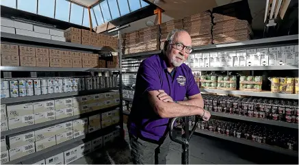  ??  ?? Foodbank Canterbury chief executive Dr John Milligan says the organisati­on is struggling to meet demand but has been ’’repeatedly’’ rejected for funding.