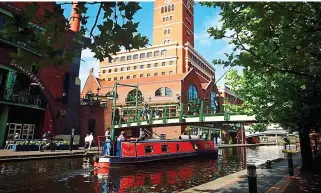  ?? ?? Thriving: Historic Birmingham has more miles of canals than Venice