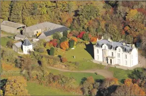  ??  ?? Drimnin House and the site of the new distillery to the left.