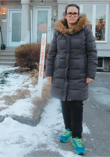  ?? PHOTO CAMILLE GARNIER ?? Véronique Myette craint que le trafic de drogues qui touche l’école de la Cité-desJeunes à Vaudreuil-Dorion ne débouche sur un drame. SAMEDI 8 DÉCEMBRE 2018