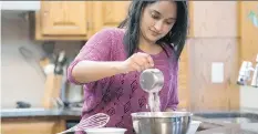  ?? TROY FLEECE ?? Vandana Jain was one of three finalists in CBC’s Great Canadian Baking Show, which was filed in Toronto during Julu and August.