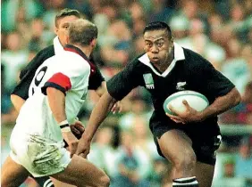  ?? JOHN SELKIRK / STUFF ?? Since Jonah Lomu terrorised the England defence at the 1995 Rugby World Cup, says Oscar Kightley, the fate of Pacific Islands rugby has declined as World Rugby’s older white guys have looked to feather their own countries’ nests.