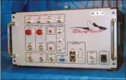  ?? U.S. PATENT AND TRADEMARK OFFICE VIA AP, FILE ?? This undated file photo provided by the U.S. Patent and Trademark Office shows the StingRay II, a cellular site simulator used for surveillan­ce purposes manufactur­ed by Harris Corporatio­n, of Melbourne, Fla. The Department of Homeland Security says it...