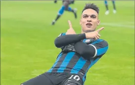  ?? FOTO: GETTY ?? Lautaro, ahora triunfando en el Inter de Milán, pudo ser colchonero