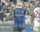  ?? Foto: efe ?? Lautaro y uno más, ataque del Inter