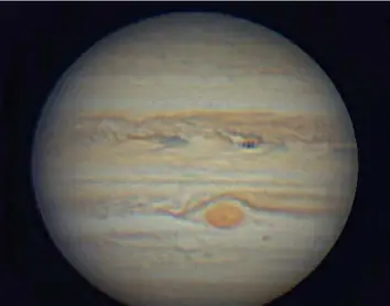  ?? Ryan Caginalp ?? An image of Jupiter, our solar system’s biggest planet, was captured by University of Pittsburgh freshman Ryan Caginalp on Aug. 8 in Squirrel Hill.