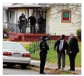  ?? MARSHALL
GORBY/STAFF ?? One person is dead and at least one is in custody following a shooting on Kammer Avenue in December, according to Dayton police.