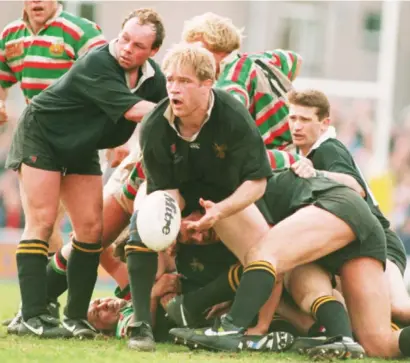  ?? PICTURE: Getty Images ?? Brilliant time: Matt Greenwood playing for Wasps