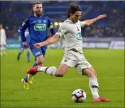  ?? (Photo AFP) ?? Edinson Cavani a inscrit le dernier but parisien à la e minute de jeu !