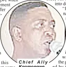  ?? ?? Chief Ally Kgomongwe.