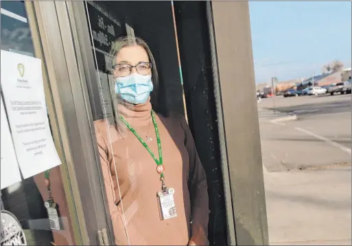  ?? Tony Bynum Kaiser Health News ?? Kim Larson, health officer for Hill County, is still trying to convince many in her northern Montana county that COVID-19 is more than a bad case of the flu.