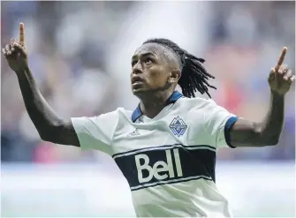  ??  ?? Vancouver Whitecaps’ Yordy Reyna has started a 14-day quarantine after breaking physical-distancing protocols.