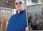  ?? JOHN RABY — THE ASSOCIATED PRESS ?? Retiree Andy Roberts displays a photo of his daughter, 5-year-old Tesla, at his home Thursday in St. Albans, W.Va.