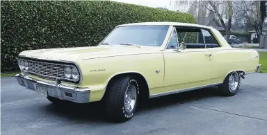  ?? Nigel Matt hews / Postmedia News ?? The 1964 Chevrolet Chevelle SS was an early entry in the muscle car wars of the 1960s.