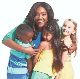  ?? MARY ELLEN MATTHEWS/ABC ?? Tiffany Haddish hosts a new iteration of the classic variety show “Kids Say the Darndest Things.”