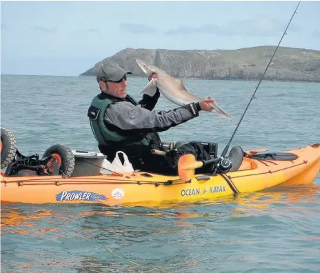  ??  ?? David Jones has launched Menai Kayak Angling in North Wales