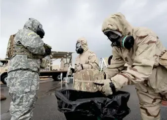  ?? SPA ?? Several simulation­s will be conducted to prepare for the possible deployment of weapons of mass destructio­n.