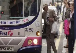  ??  ?? Passengers have criticised the decision made by First Bus