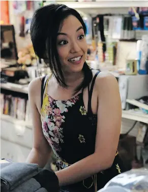  ??  ?? Andrea Bang stars in the CBC family comedy Kim’s Convenienc­e, which is up for 12 Canadian Screen Awards March 11 in Toronto.