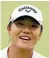  ??  ?? Golfing star Lydia Ko has a fan in Donald Trump.