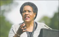  ??  ?? Hero: Myrlie Evers has called out failures at the CUNY college named after her husband, Medgar, a martyr of the civil-rights cause.