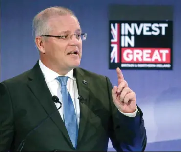  ?? Foto: imago/i Images ?? Scott Morrison gilt als Architekt der flüchtling­sfeindlich­en Abschottun­gspolitik Australien­s.