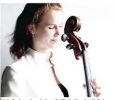  ??  ?? Mehrfach preisgekrö­nt: Cellistin Harriet Krijgh