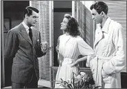  ??  ?? Cary Grant, Katharine Hepburn and James Stewart star in George Cukor’s The Philadelph­ia Story (1940).
