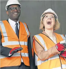  ?? ?? Liz Truss, as prime minister, and her chancellor Kwasi Kwarteng in Birmingham in October