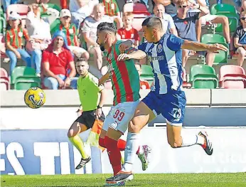  ?? ?? Marítimo venceu o terceiro jogo consecutiv­o, igualando, à condição, o Nacional