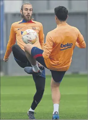  ?? Foto: manel montilla ?? Mingueza dio por concluida su etapa en el Barça tras hablar con Xavi