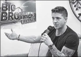  ?? ASHLEY THOMPSON/SALTWIRE NETWORK ?? Big Brother Canada icon and Hants County resident Emmett Blois visited the Greenwood Mall March 10 for a meet and greet event.