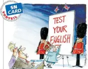  ??  ?? „Test your English“verwöhnt Sie mit vielen spannenden Artikeln auf Englisch.