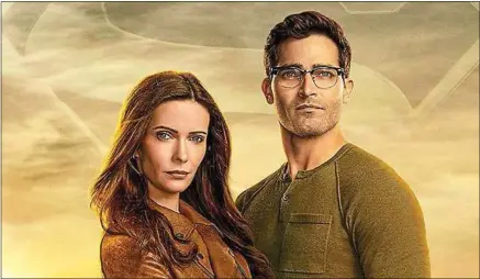  ??  ?? Elizabeth Tulloch et Tyler Hoechlin reprennent leur rôle respectif de Lois et Superman dans leur propre série.