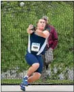  ?? PHOTO BY MARK SELDERS ?? Penn State’s Morgan Shigo competes in the hammer throw during the 2016 Big Ten Track and Field Championsh­ips.