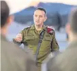  ?? AFP ?? Israeli army Chief of the General Staff Herzi Halevi at Nevatim airbase.