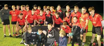  ?? Pic: Eamonn McMunn. ?? St Mary’s celebrate after winning the Expert Electrical Sligo Minor C Championsh­ip Cup final on a scoreline of 1-14 to opponents Geevagh/St Michael’s 2-7.