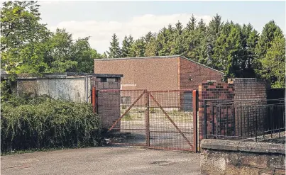  ?? Picture: Steve MacDougall. ?? The site of the proposed mosque on Jeanfield Road, Perth, which has local people worrying about the traffic it will generate.