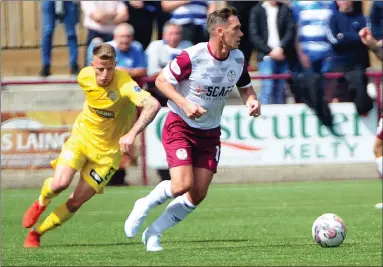  ?? ?? Michael Tidser has described his Kelty Hearts career as ‘a journey’. Photo: David Wardle