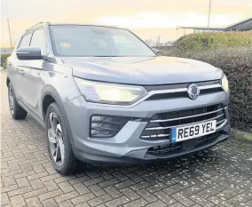  ??  ?? SsangYong Korando