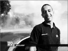 ??  ?? A file handout TV grab released by TV France shows an image of Frenchman of Algerian descent Mohamed Merah.