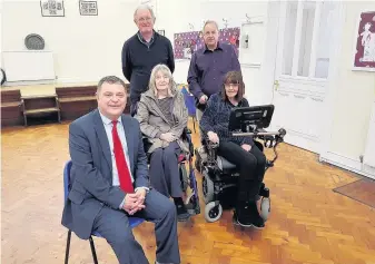  ??  ?? People affected by motor neurone disease (MND) recently met Weaver Vale MP Mike Amesbury to raise awareness of the immense financial hardship families can face when trying to cope with this rapidly progressin­g, fatal disease. Pictured is Mike Amesbury...