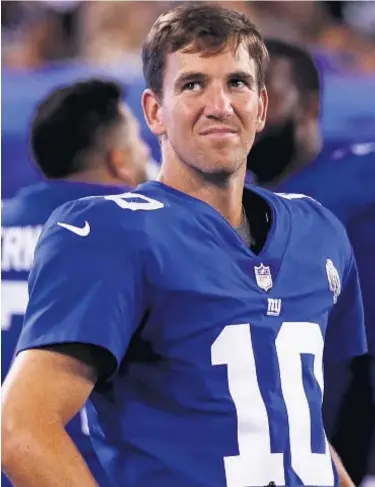  ?? AP ?? Now that the Giants have traded Odell Beckham, is it really worth keeping Eli Manning around?