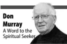  ?? Don Murray ?? A Word to the Spiritual Seeker