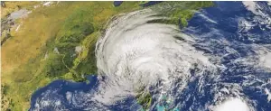  ?? BILD: SN/APA/AFP/NASA/GOES PROJECT/HO ?? Satelliten­bild von „Irma“über der Ostküste.