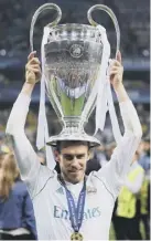  ??  ?? 0 Gareth Bale has now collected four European Cups in the past five years.